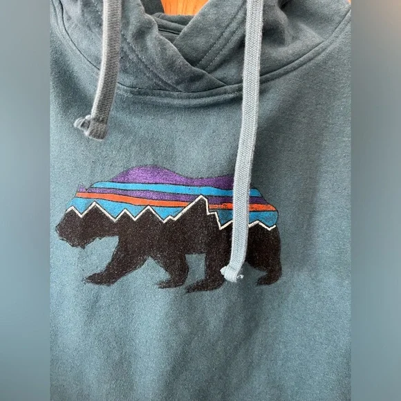 Patagonia Fitz Roy Bear Uprisal Hoodie M - Picture 4 of 8